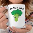 Broc N Rollegetable Broccoli Pun Rock N' Roll Tazze Regalos divertidos