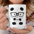 Carino Piccolo Orso Panda Nerd Con Occhiali Tazze Regalos divertidos