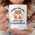 Children's With Hurra Ich Bin Jetzt Ein Krippenkind Fox Tassen Lustige Geschenke