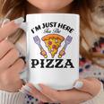 Con Fetta Di Pizza Divertente Per Buongustai Sono Qui Solo Per La Pizza Maglia Con Maniche Raglan Tazze Regalos divertidos