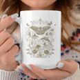 Cute Fairycore Moth Grunge Aesthetic Floral For Girls Women Coffee Mug Personalized Gifts