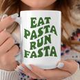 Eat Pasta Run Fasta Spaghetti Lovers Pasta Quote Tassen Lustige Geschenke