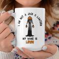 I Am Not A Jack O Lantern My Name Is Lewis Halloween Coffee Mug Funny Gifts