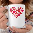 Heart Of Hearts Red Hearts Valentine's Day Coffee Mug Personalized Gifts
