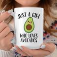 Just A Girl Who Loves Avocados Taza de café Regalos divertidos