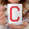 Letter Uppercase Alphabet Initial Classic School College Tazze Regalos divertidos