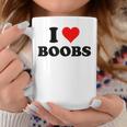 I Love Boobs I Heart Boobies Red Heart Tazze Regalos divertidos