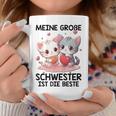 Meine Große Schwestern Ist Die Beste Katzen Geschwister Tassen Lustige Geschenke