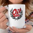 Oi Oi Oi Skinhead Hardcore & Ska Punk Sin Mangas Taza de café Regalos divertidos