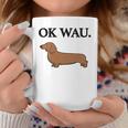 Ok Wau X Dackel Dachshund Dog Lovers Humour Fun Tassen Lustige Geschenke