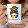 Orgoglioso Zia Disordinato Panino Arcobaleno Zia Gay Bi Pan Amore Orgoglio Tazze Regalos divertidos