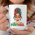 Portuguese Girl Woman Flag Portugal Girl Woman Tassen Lustige Geschenke