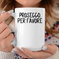 Prosecco Pro Favore Prosecco Please In Italian Blue Tassen Lustige Geschenke