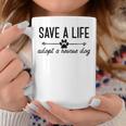 Save A Life Adopt A Rescue Dog Con Simpatico Motivo Zampa Tazze Regalos divertidos