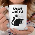 Stay Cat Gray Tassen Lustige Geschenke