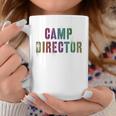 Summer Camp Director Family Camping Boss Sign Autograph Coffee Mug Unique Gifts