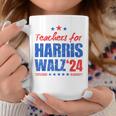 Teachers For Harris Walz 2024 Presidential Election Kamala Coffee Mug Personalized Gifts