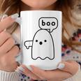 Thumbs Down Ghost Screaming Boo Disapproval Ghost Halloween Coffee Mug Funny Gifts