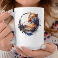 Tigre Animal Amante Arte Montañas Animal Tigre Taza de café Regalos divertidos