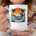 Tropical Beach Vacation Skeleton Summer Drinking Skeleton Coffee Mug Funny Gifts