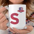 Usa Flag Letter S American Usa Red Tassen Lustige Geschenke