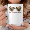 Women's Ich Liebe Meine Pugs Tassen Lustige Geschenke