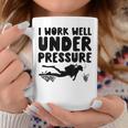 I Work Well Under Pressure Subacqueo Snorkeling Tazze Regalos divertidos
