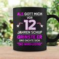 12Th Birthday Als Gott Michor 12 Jahre Schuf Grinste Er Grins Tassen Geschenkideen