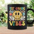 1St Grade Vibes Smile Face Back To School Girls First Grade Coffee Mug Gifts ideas