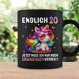 20 Geburtstag Geschenke Frau 20 Jahre Einhorn Party Outfit Tassen Geschenkideen