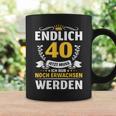 40 Jahre Mann Woman 40Th Birthday Finally 40 S Tassen Geschenkideen