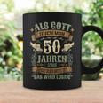 50Th Birthday Als Gott Michor 50 Jahren Schuf Grinste Her Tassen Geschenkideen