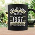 57 Años Cumpleaños Hombre Las Leyendas Nacen En Agosto 1967 Taza de café Ideas de regalos