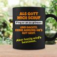 Als Gott Mich Schuf Fing Er An Zu Grinsen Humor Tassen Geschenkideen