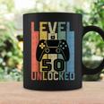 Anni 50 Compleanno Regaloideogiochi Level 50 Unlocked Tazze Ideas de regalos