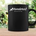Arrivederci Recuerdos De Italia Cuello Taza de café Ideas de regalos