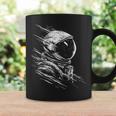 Astronauta Dibujo Arte Gráfico Motivo Astronauta Taza de café Ideas de regalos