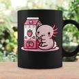 Axolotl Strawberry Milk Retro Kawaii Japan Axolotl Tassen Geschenkideen