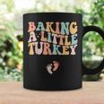 Baking A Little Turkey Thanksgiving Pregnancy Announcement Coffee Mug Gifts ideas