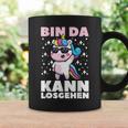 Bin Da Kann Losgehen Cute Unicorn Girls Women Tassen Geschenkideen