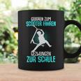 Boys & Children's With 'Geboren Zum Scooter Fahren' Motif Tassen Geschenkideen