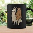 Bradipo Su Lama Divertente Bradipo Cavalca Bradipi Lama Tazze Ideas de regalos