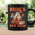 Bride's Boo Crew Floral Ghost Bachelorette Wedding Halloween Coffee Mug Gifts ideas