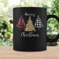 Buon Natale 2023 Donne Natale Leopardo Plaid Alberi Tazze Ideas de regalos