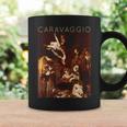 Caravaggio Natividad Con San Francisco Y San Lorenzo Taza de café Ideas de regalos