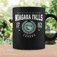 Cascate Del Niagara Canada Souvenir Ontario Side Illustrazione Ny Tazze Ideas de regalos