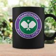 Championship Pickleball Sport Circle Logo Crossed Paddles Tazze Ideas de regalos
