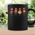 Chicken Christmas Chickens Santa Claus Xmas Women Tassen Geschenkideen