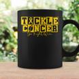 Childhood Cancer Awareness Tackle Childhood Cancer Football Coffee Mug Gifts ideas