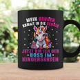 Children's My Brother Comes In Die Schule Boss Im Kindergarten Tassen Geschenkideen